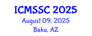International Conference on Mathematics, Statistics and Scientific Computing (ICMSSC) August 09, 2025 - Baku, Azerbaijan