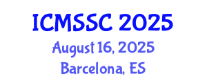 International Conference on Mathematics, Statistics and Scientific Computing (ICMSSC) August 16, 2025 - Barcelona, Spain