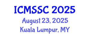 International Conference on Mathematics, Statistics and Scientific Computing (ICMSSC) August 23, 2025 - Kuala Lumpur, Malaysia