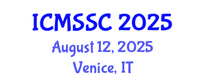 International Conference on Mathematics, Statistics and Scientific Computing (ICMSSC) August 12, 2025 - Venice, Italy