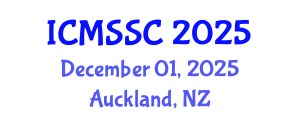 International Conference on Mathematics, Statistics and Scientific Computing (ICMSSC) December 01, 2025 - Auckland, New Zealand