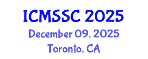 International Conference on Mathematics, Statistics and Scientific Computing (ICMSSC) December 09, 2025 - Toronto, Canada