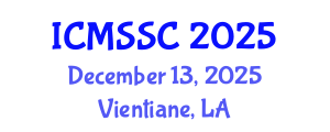 International Conference on Mathematics, Statistics and Scientific Computing (ICMSSC) December 13, 2025 - Vientiane, Laos