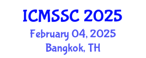 International Conference on Mathematics, Statistics and Scientific Computing (ICMSSC) February 04, 2025 - Bangkok, Thailand