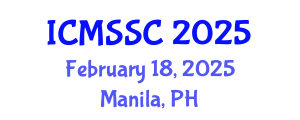International Conference on Mathematics, Statistics and Scientific Computing (ICMSSC) February 18, 2025 - Manila, Philippines