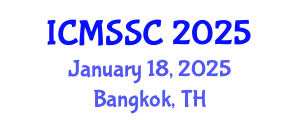 International Conference on Mathematics, Statistics and Scientific Computing (ICMSSC) January 18, 2025 - Bangkok, Thailand
