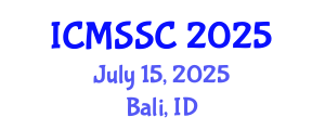 International Conference on Mathematics, Statistics and Scientific Computing (ICMSSC) July 15, 2025 - Bali, Indonesia