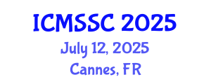 International Conference on Mathematics, Statistics and Scientific Computing (ICMSSC) July 12, 2025 - Cannes, France