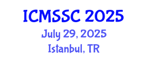 International Conference on Mathematics, Statistics and Scientific Computing (ICMSSC) July 29, 2025 - Istanbul, Turkey