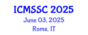 International Conference on Mathematics, Statistics and Scientific Computing (ICMSSC) June 03, 2025 - Rome, Italy