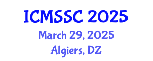 International Conference on Mathematics, Statistics and Scientific Computing (ICMSSC) March 29, 2025 - Algiers, Algeria