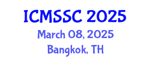 International Conference on Mathematics, Statistics and Scientific Computing (ICMSSC) March 08, 2025 - Bangkok, Thailand