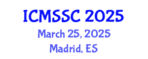 International Conference on Mathematics, Statistics and Scientific Computing (ICMSSC) March 25, 2025 - Madrid, Spain