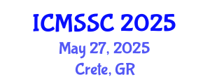 International Conference on Mathematics, Statistics and Scientific Computing (ICMSSC) May 27, 2025 - Crete, Greece