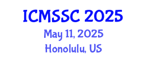 International Conference on Mathematics, Statistics and Scientific Computing (ICMSSC) May 11, 2025 - Honolulu, United States