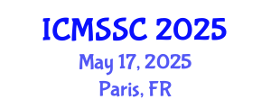International Conference on Mathematics, Statistics and Scientific Computing (ICMSSC) May 17, 2025 - Paris, France