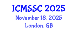 International Conference on Mathematics, Statistics and Scientific Computing (ICMSSC) November 18, 2025 - London, United Kingdom