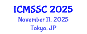 International Conference on Mathematics, Statistics and Scientific Computing (ICMSSC) November 11, 2025 - Tokyo, Japan