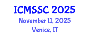 International Conference on Mathematics, Statistics and Scientific Computing (ICMSSC) November 11, 2025 - Venice, Italy