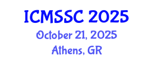 International Conference on Mathematics, Statistics and Scientific Computing (ICMSSC) October 21, 2025 - Athens, Greece
