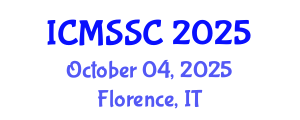 International Conference on Mathematics, Statistics and Scientific Computing (ICMSSC) October 04, 2025 - Florence, Italy