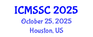International Conference on Mathematics, Statistics and Scientific Computing (ICMSSC) October 25, 2025 - Houston, United States