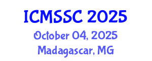 International Conference on Mathematics, Statistics and Scientific Computing (ICMSSC) October 04, 2025 - Madagascar, Madagascar