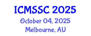 International Conference on Mathematics, Statistics and Scientific Computing (ICMSSC) October 04, 2025 - Melbourne, Australia