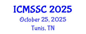 International Conference on Mathematics, Statistics and Scientific Computing (ICMSSC) October 25, 2025 - Tunis, Tunisia