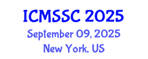 International Conference on Mathematics, Statistics and Scientific Computing (ICMSSC) September 09, 2025 - New York, United States