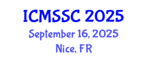 International Conference on Mathematics, Statistics and Scientific Computing (ICMSSC) September 16, 2025 - Nice, France