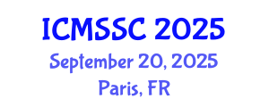 International Conference on Mathematics, Statistics and Scientific Computing (ICMSSC) September 20, 2025 - Paris, France