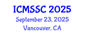 International Conference on Mathematics, Statistics and Scientific Computing (ICMSSC) September 23, 2025 - Vancouver, Canada