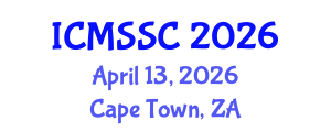 International Conference on Mathematics, Statistics and Scientific Computing (ICMSSC) April 13, 2026 - Cape Town, South Africa International Conference on Mathematics, Statistics and Scientific Computing (ICMSSC) April 13, 2026 - Cape Town, South Africa