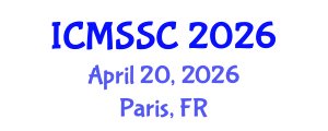 International Conference on Mathematics, Statistics and Scientific Computing (ICMSSC) April 20, 2026 - Paris, France International Conference on Mathematics, Statistics and Scientific Computing (ICMSSC) April 20, 2026 - Paris, France