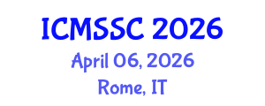 International Conference on Mathematics, Statistics and Scientific Computing (ICMSSC) April 06, 2026 - Rome, Italy International Conference on Mathematics, Statistics and Scientific Computing (ICMSSC) April 06, 2026 - Rome, Italy
