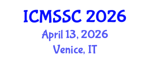 International Conference on Mathematics, Statistics and Scientific Computing (ICMSSC) April 13, 2026 - Venice, Italy International Conference on Mathematics, Statistics and Scientific Computing (ICMSSC) April 13, 2026 - Venice, Italy