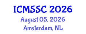 International Conference on Mathematics, Statistics and Scientific Computing (ICMSSC) August 05, 2026 - Amsterdam, Netherlands International Conference on Mathematics, Statistics and Scientific Computing (ICMSSC) August 05, 2026 - Amsterdam, Netherlands