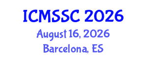 International Conference on Mathematics, Statistics and Scientific Computing (ICMSSC) August 16, 2026 - Barcelona, Spain International Conference on Mathematics, Statistics and Scientific Computing (ICMSSC) August 16, 2026 - Barcelona, Spain
