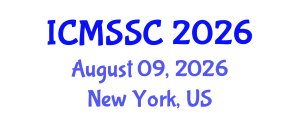 International Conference on Mathematics, Statistics and Scientific Computing (ICMSSC) August 09, 2026 - New York, United States International Conference on Mathematics, Statistics and Scientific Computing (ICMSSC) August 09, 2026 - New York, United States