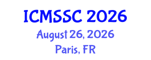 International Conference on Mathematics, Statistics and Scientific Computing (ICMSSC) August 26, 2026 - Paris, France International Conference on Mathematics, Statistics and Scientific Computing (ICMSSC) August 26, 2026 - Paris, France