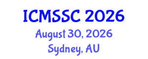 International Conference on Mathematics, Statistics and Scientific Computing (ICMSSC) August 30, 2026 - Sydney, Australia International Conference on Mathematics, Statistics and Scientific Computing (ICMSSC) August 30, 2026 - Sydney, Australia