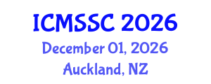 International Conference on Mathematics, Statistics and Scientific Computing (ICMSSC) December 01, 2026 - Auckland, New Zealand International Conference on Mathematics, Statistics and Scientific Computing (ICMSSC) December 01, 2026 - Auckland, New Zealand