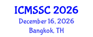 International Conference on Mathematics, Statistics and Scientific Computing (ICMSSC) December 16, 2026 - Bangkok, Thailand International Conference on Mathematics, Statistics and Scientific Computing (ICMSSC) December 16, 2026 - Bangkok, Thailand