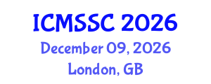 International Conference on Mathematics, Statistics and Scientific Computing (ICMSSC) December 09, 2026 - London, United Kingdom International Conference on Mathematics, Statistics and Scientific Computing (ICMSSC) December 09, 2026 - London, United Kingdom