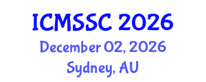 International Conference on Mathematics, Statistics and Scientific Computing (ICMSSC) December 02, 2026 - Sydney, Australia