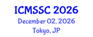 International Conference on Mathematics, Statistics and Scientific Computing (ICMSSC) December 02, 2026 - Tokyo, Japan International Conference on Mathematics, Statistics and Scientific Computing (ICMSSC) December 02, 2026 - Tokyo, Japan