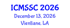 International Conference on Mathematics, Statistics and Scientific Computing (ICMSSC) December 13, 2026 - Vientiane, Laos
