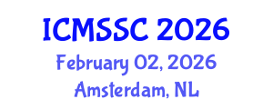 International Conference on Mathematics, Statistics and Scientific Computing (ICMSSC) February 02, 2026 - Amsterdam, Netherlands