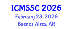 International Conference on Mathematics, Statistics and Scientific Computing (ICMSSC) February 23, 2026 - Buenos Aires, Argentina International Conference on Mathematics, Statistics and Scientific Computing (ICMSSC) February 23, 2026 - Buenos Aires, Argentina